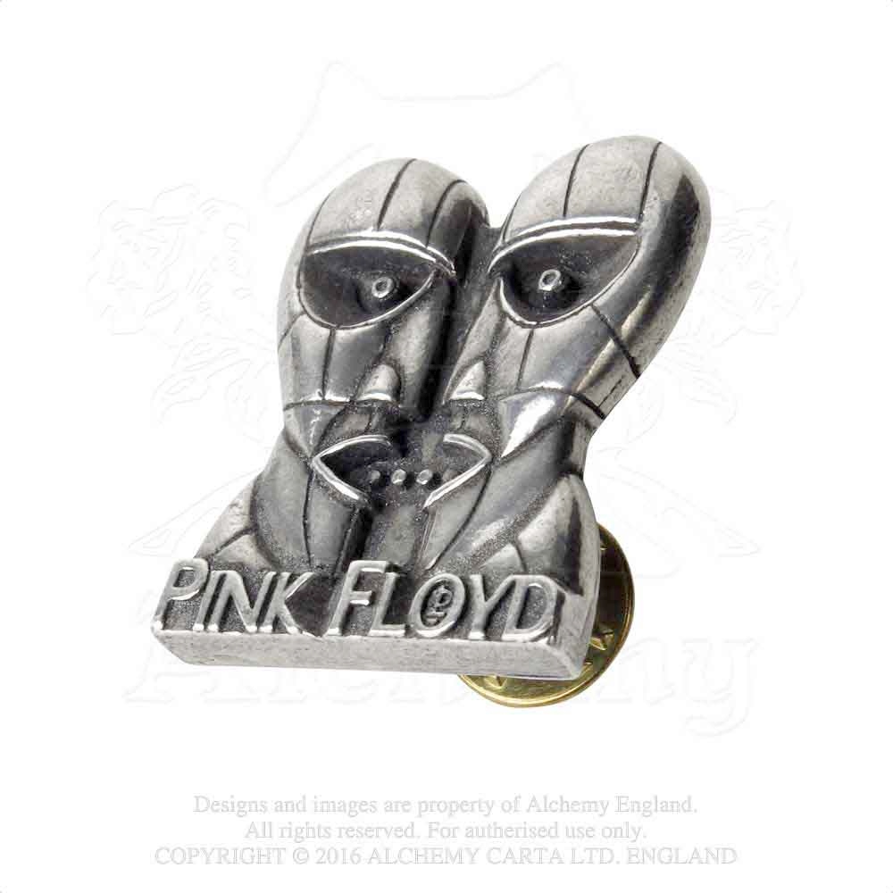 Alchemy Pink Floyd - Division Bell Heads Pin - Silver coloured